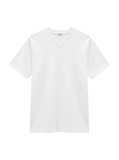 SHIPS: 抗菌・防臭 NANO-FINE（R） コットン Vネック Tシャツ