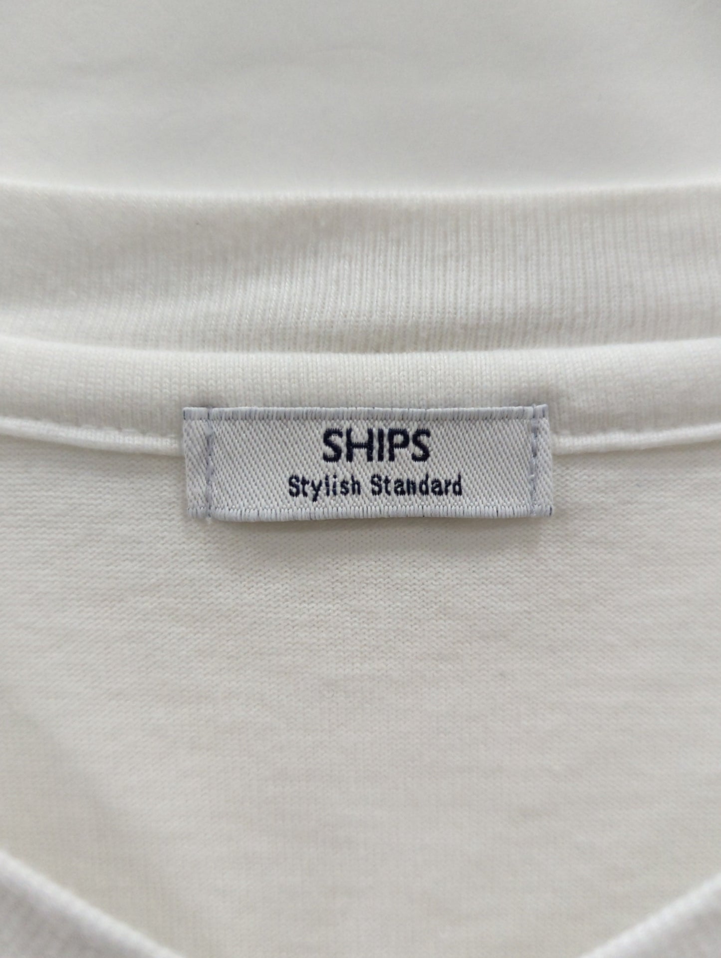 SHIPS: 抗菌・防臭 NANO-FINE（R） コットン Vネック Tシャツ
