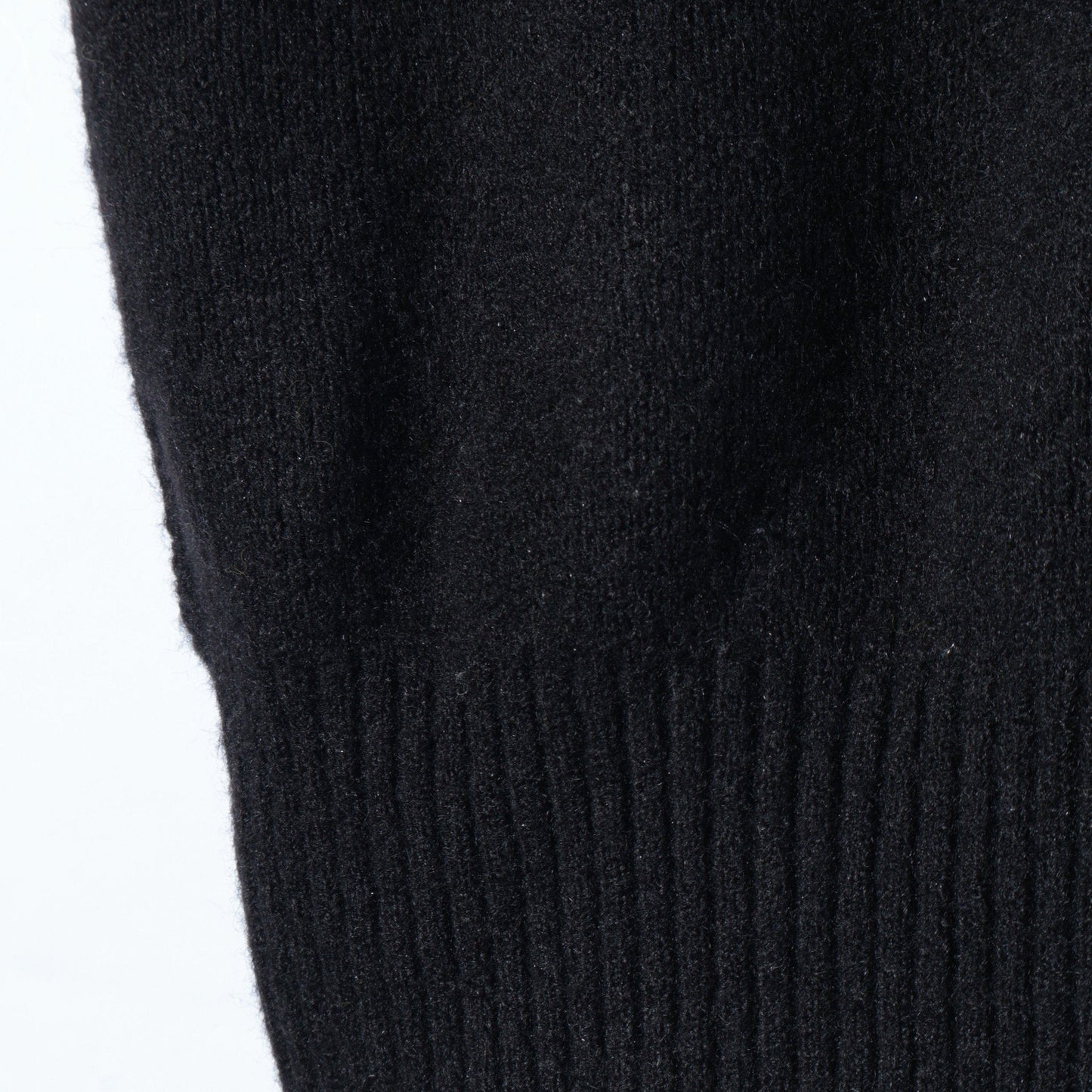 〈手洗い可能〉ヤクフィール袖配色ニットプルオーバー