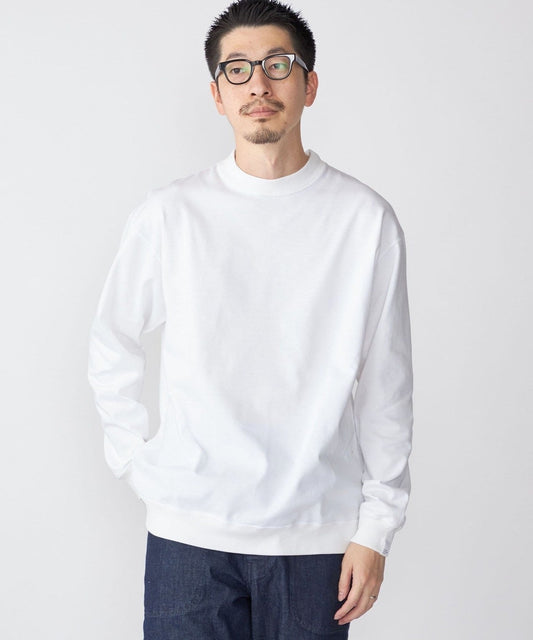 【SHIPS別注】THYARD:  ロングスリーブ スウェットプルオーバー