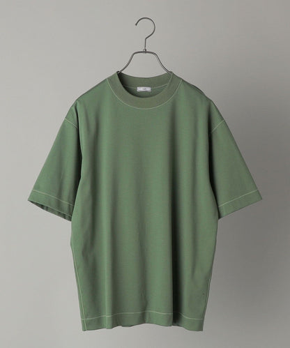 SHIPS: クルーネック ハイゲージ ダンボールニットTシャツ ライト