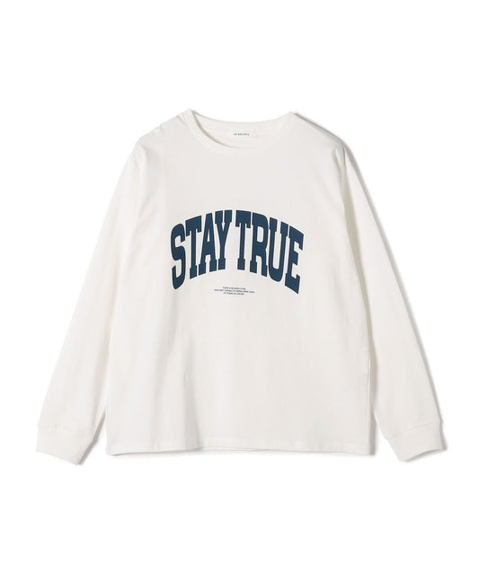 【SHIPS別注】81BRANCA:ロゴ ロングスリーブ TEE