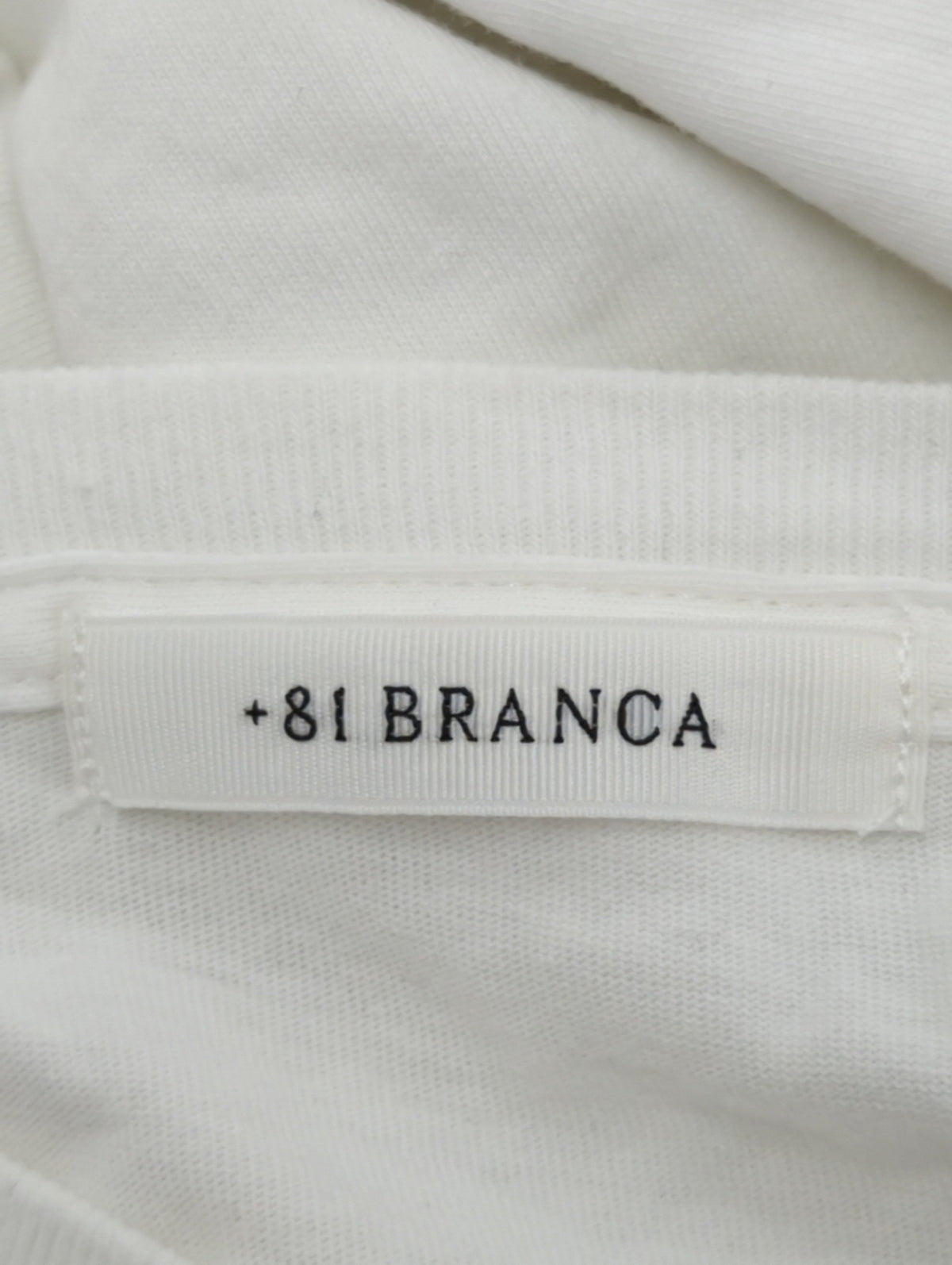 【SHIPS別注】81BRANCA:ロゴ ロングスリーブ TEE
