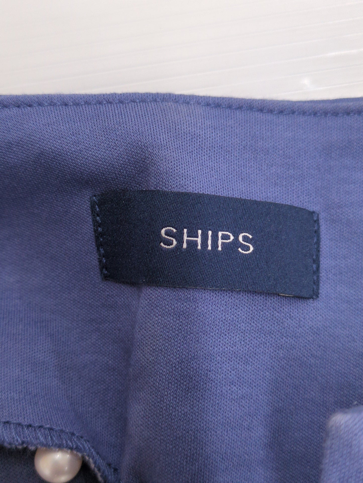 〈手洗い可能〉ALBINI パールモチーフボタン フレアスリーブ カットソー