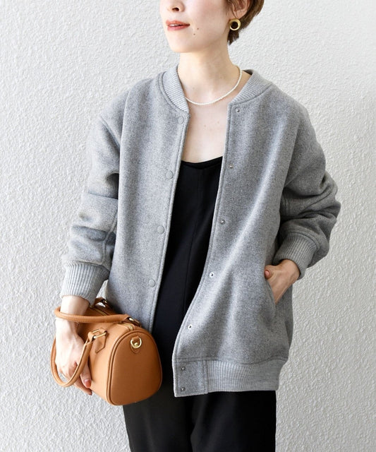 【WEB限定】SHIPS any: バーシティ ジャケット 24FW