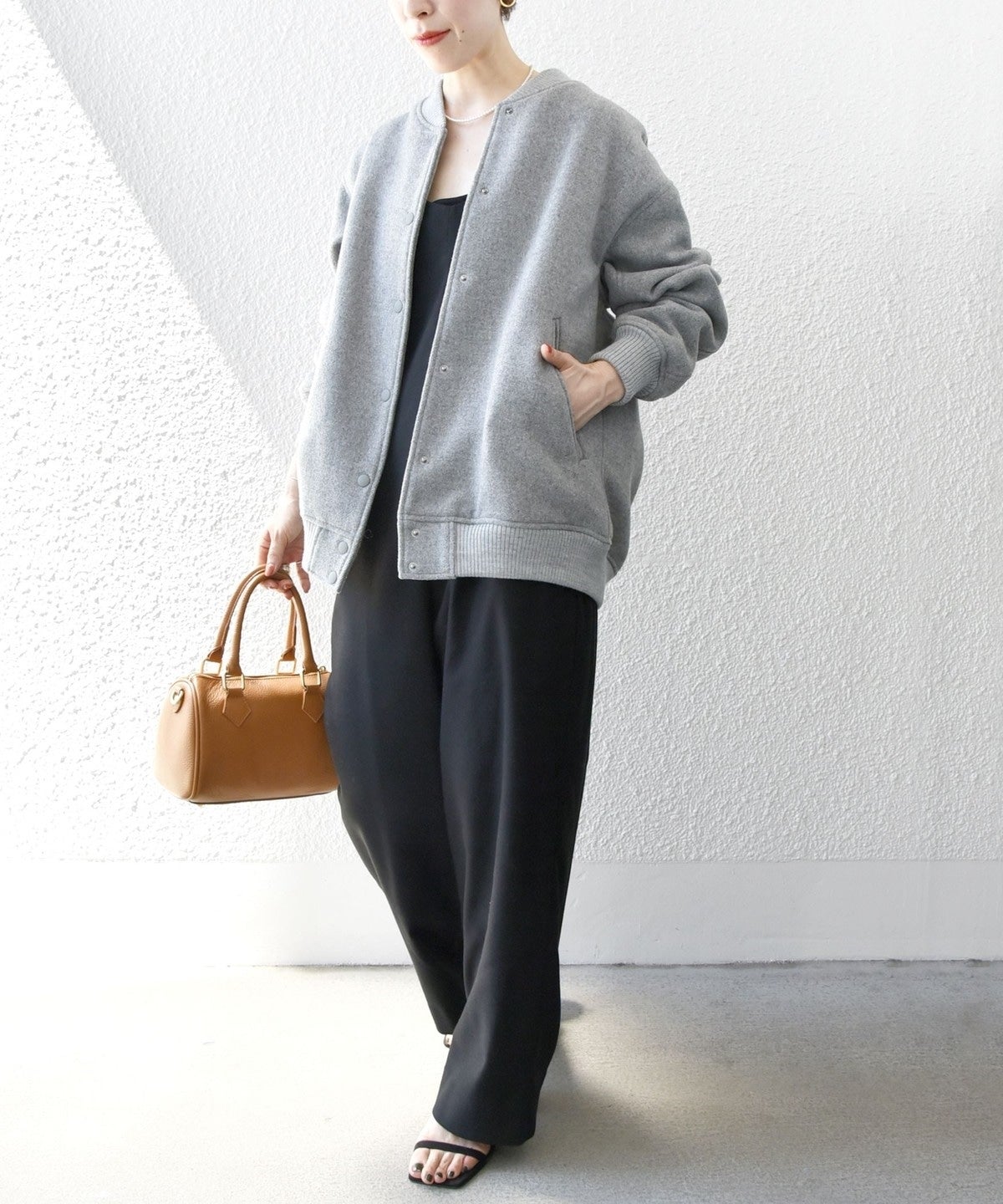 WEB限定】SHIPS any: バーシティ ジャケット 24FW / ONE SIZE / ライト