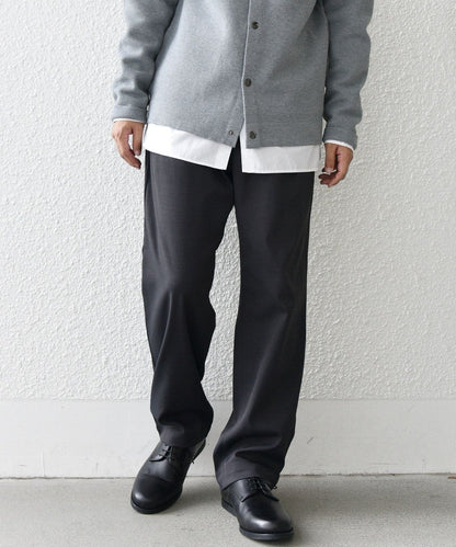 SHIPS any: 〈洗濯機可能・ストレッチ・撥水〉SOLOTEX(R) 2タック ウーリック セミワイド イージーパンツ （セットアップ対応）