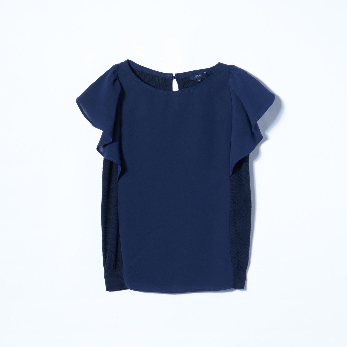 SHIPS:0353 FRILL/SL KNIT COMBI PO
