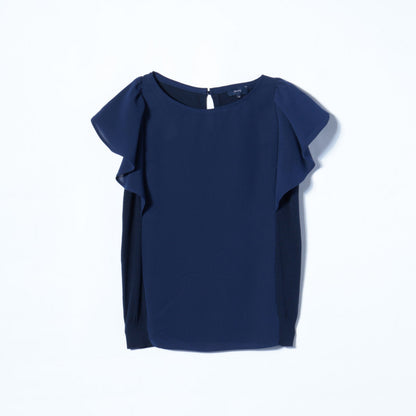 SHIPS:0353 FRILL/SL KNIT COMBI PO