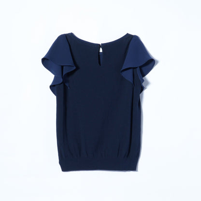SHIPS:0353 FRILL/SL KNIT COMBI PO
