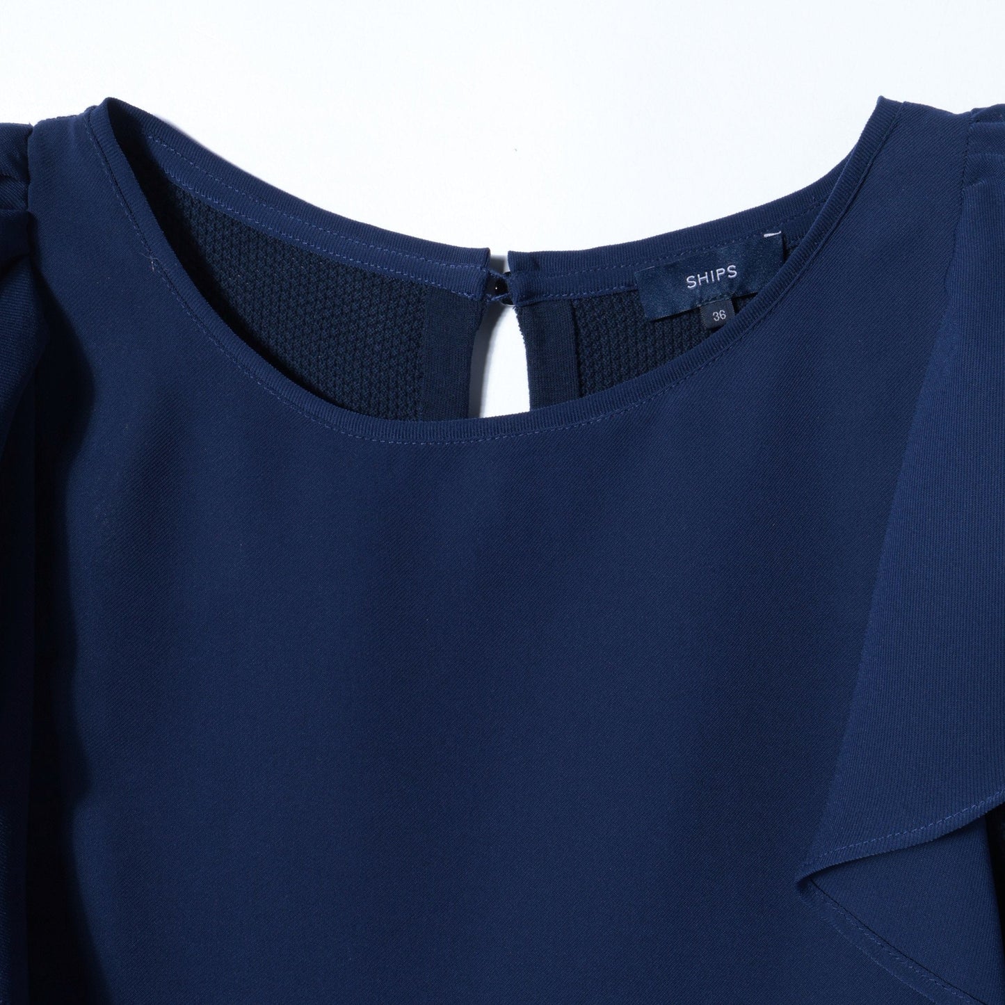 SHIPS:0353 FRILL/SL KNIT COMBI PO