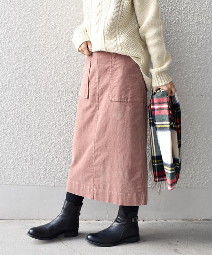 liflattie ships:コーデュロイスカート pink・green