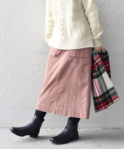 liflattie ships:コーデュロイスカート pink・green