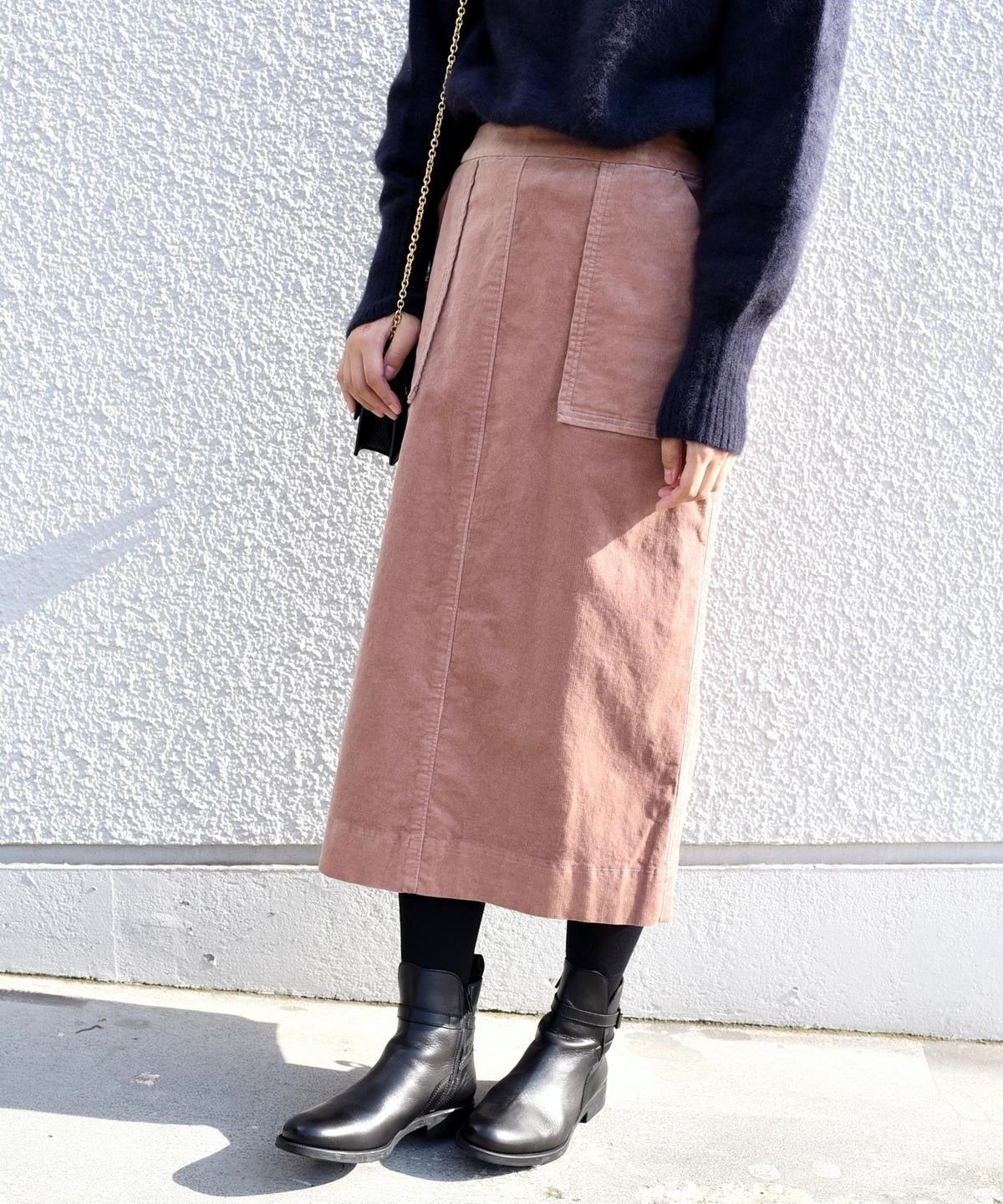 liflattie ships:コーデュロイスカート pink・green
