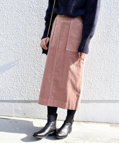 liflattie ships:コーデュロイスカート pink・green