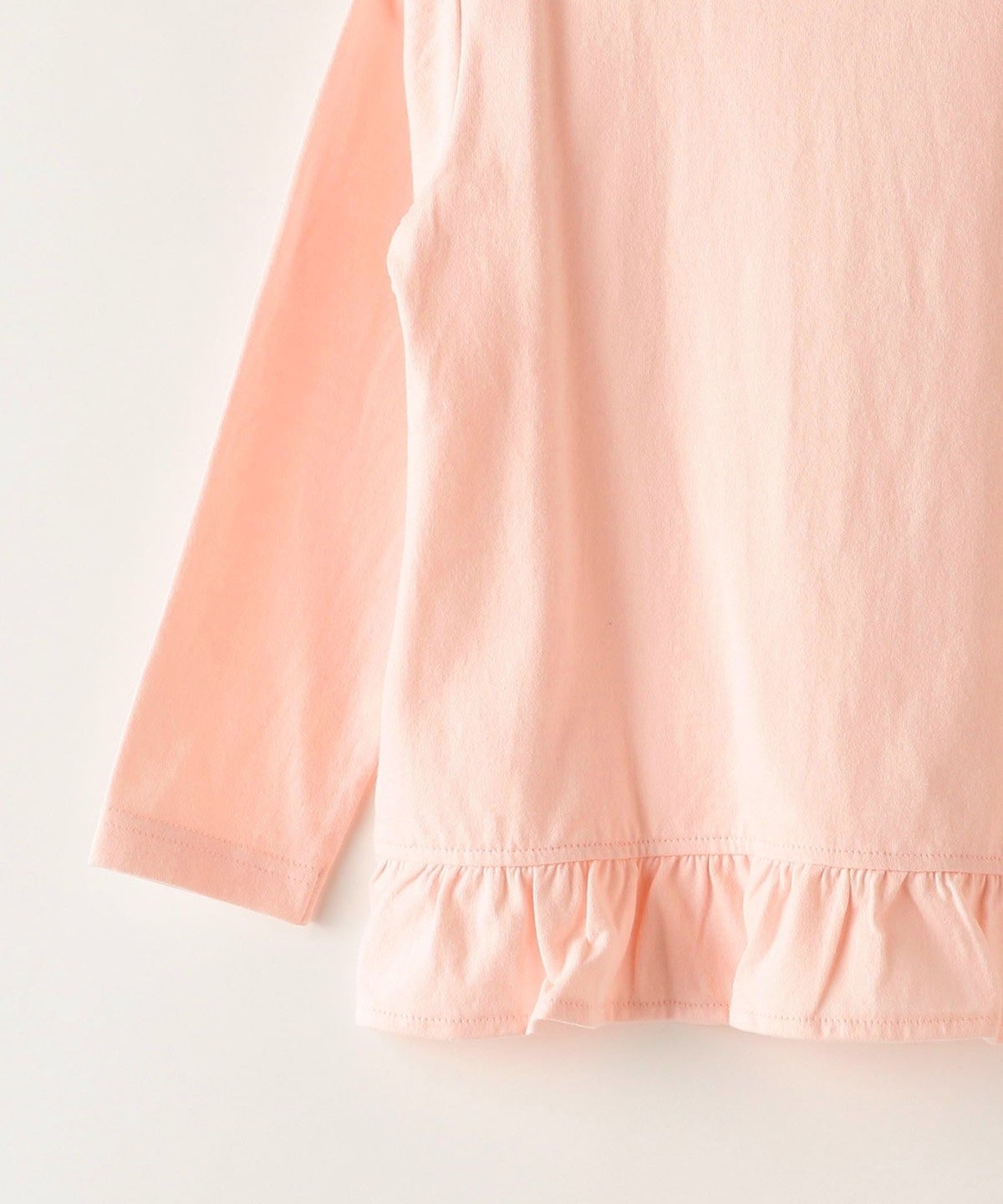 SHIPS KIDS:バックフリル チュール プリント TEE(100〜130cm)