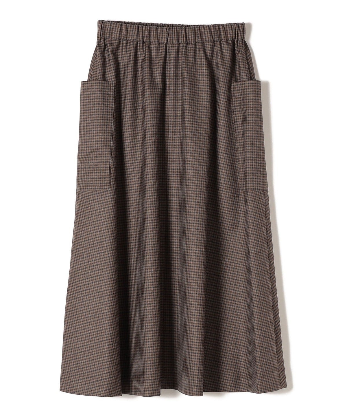 Primary NavyLabel:ウールツイルチェックスカート