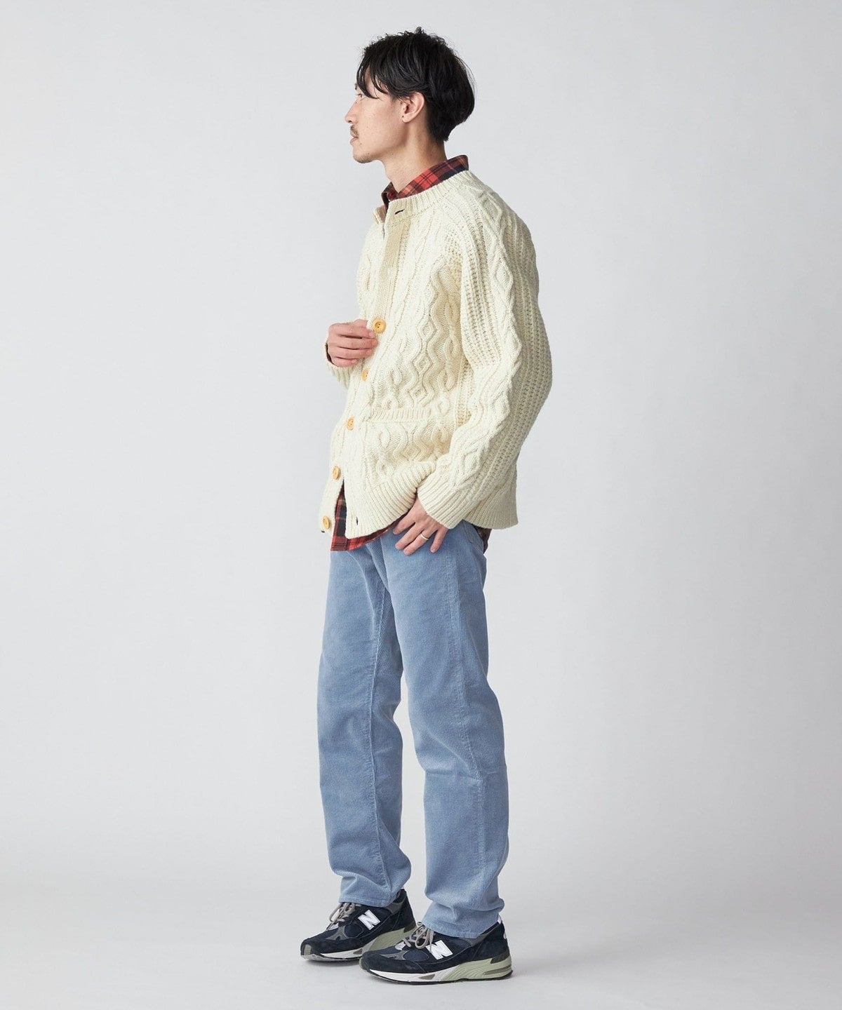 SHIPS: 〈ウォッシャブル〉フィッシャーマン ニット カーディガン