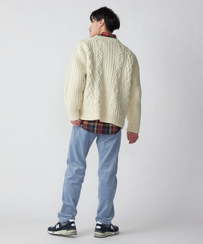 SHIPS: 〈ウォッシャブル〉フィッシャーマン ニット カーディガン