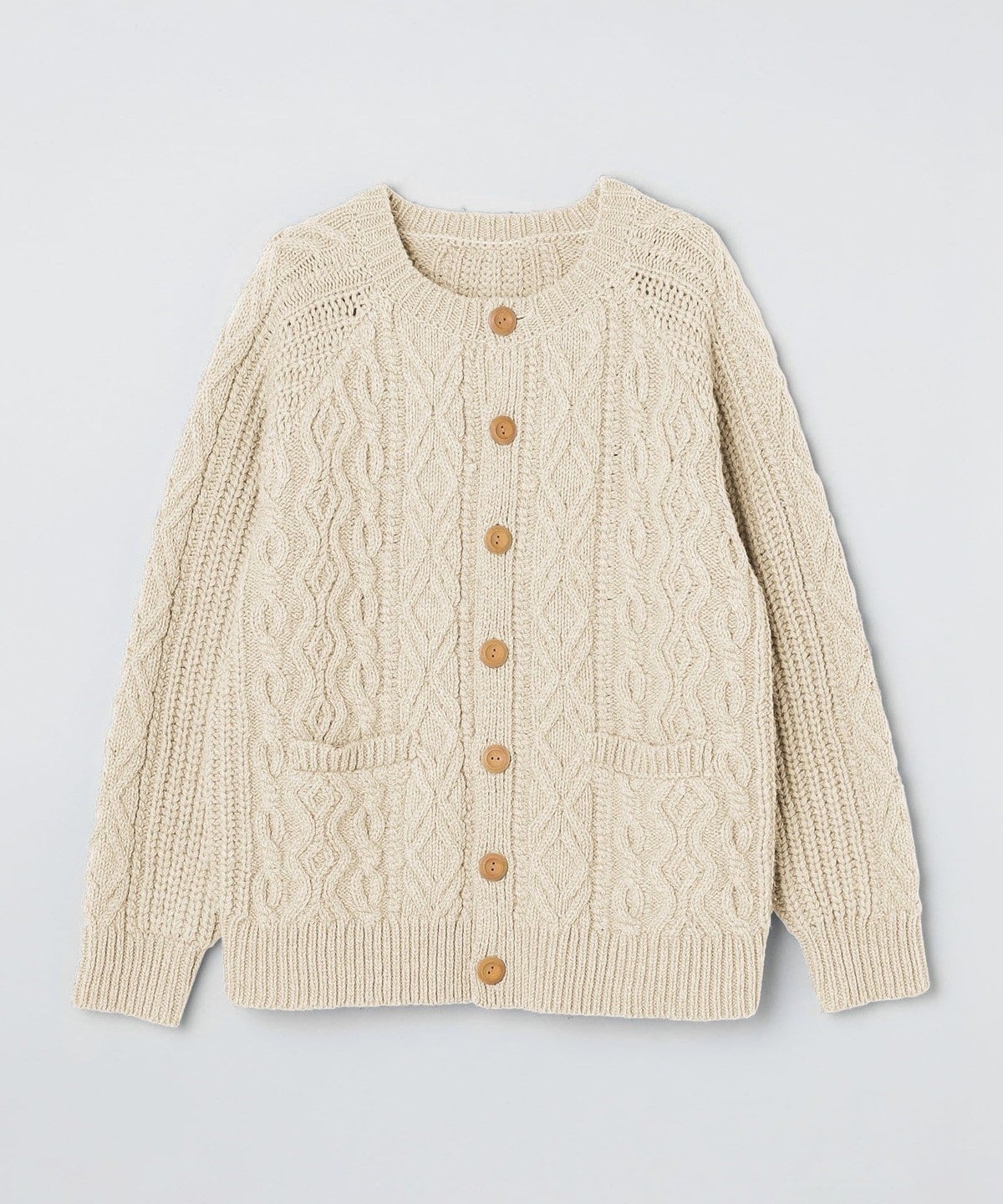 SHIPS: 〈ウォッシャブル〉フィッシャーマン ニット カーディガン