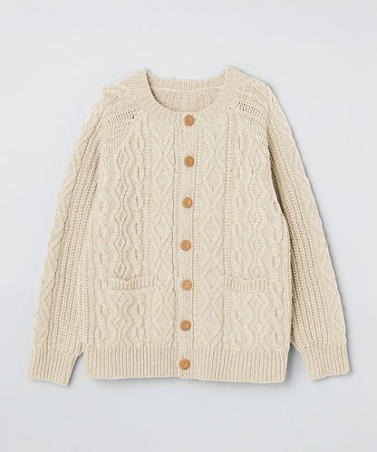 SHIPS: 〈ウォッシャブル〉フィッシャーマン ニット カーディガン