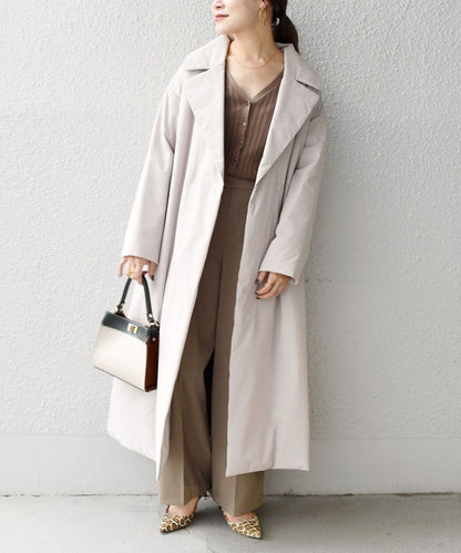 〈手洗い可能〉ストレッチタフタコート