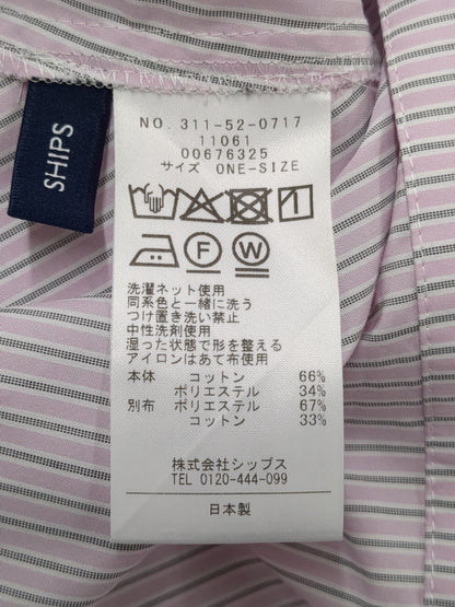 〈手洗い可能〉ストライプ 羽織 シャツ