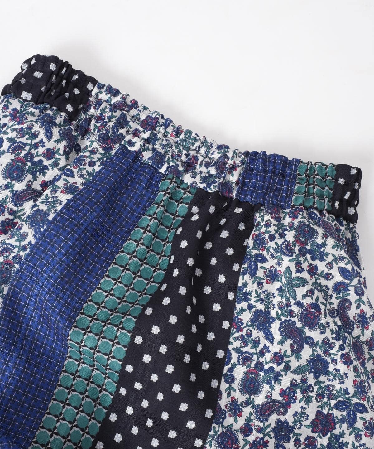 liflattie ships:パッチワークギャザースカート