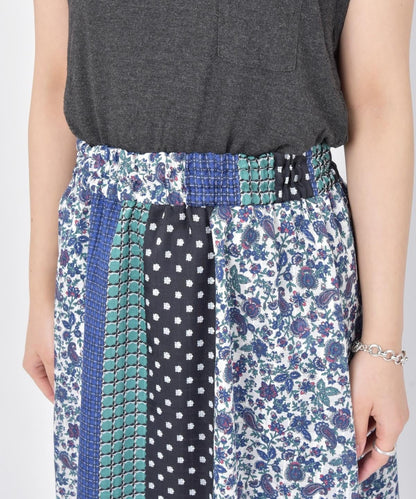 liflattie ships:パッチワークギャザースカート