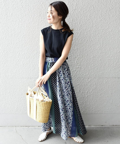 liflattie ships:パッチワークギャザースカート