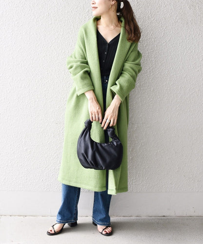 〈手洗い可能〉ニードルシャギー羽織り