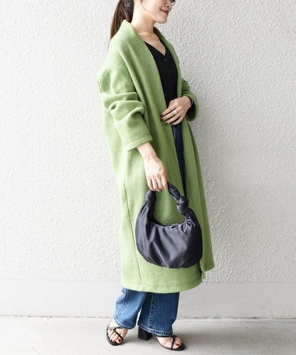 〈手洗い可能〉ニードルシャギー羽織り