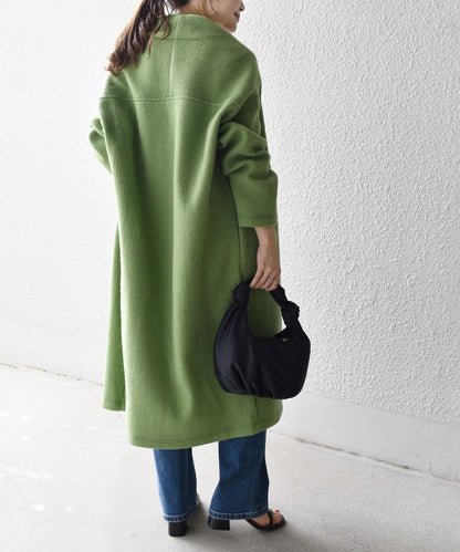 〈手洗い可能〉ニードルシャギー羽織り