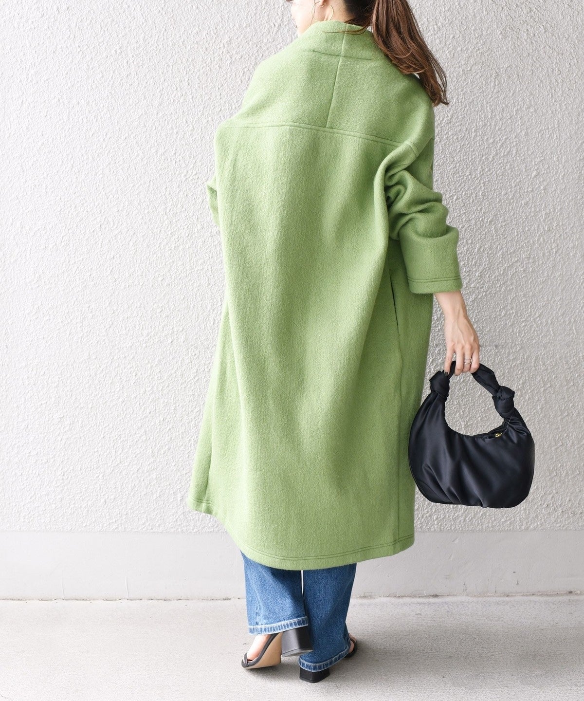 〈手洗い可能〉ニードルシャギー羽織り