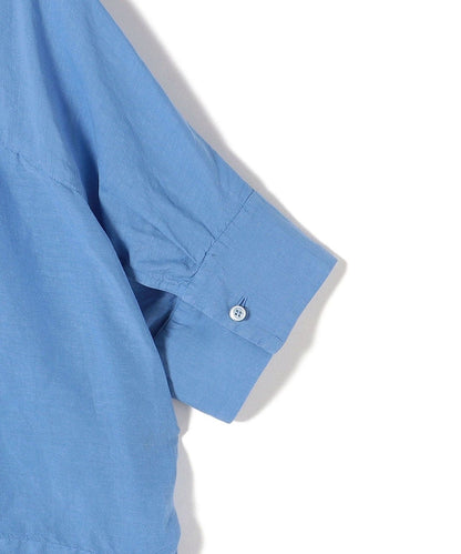 〈手洗い可能〉製品染め キーネック コクーン ブラウス