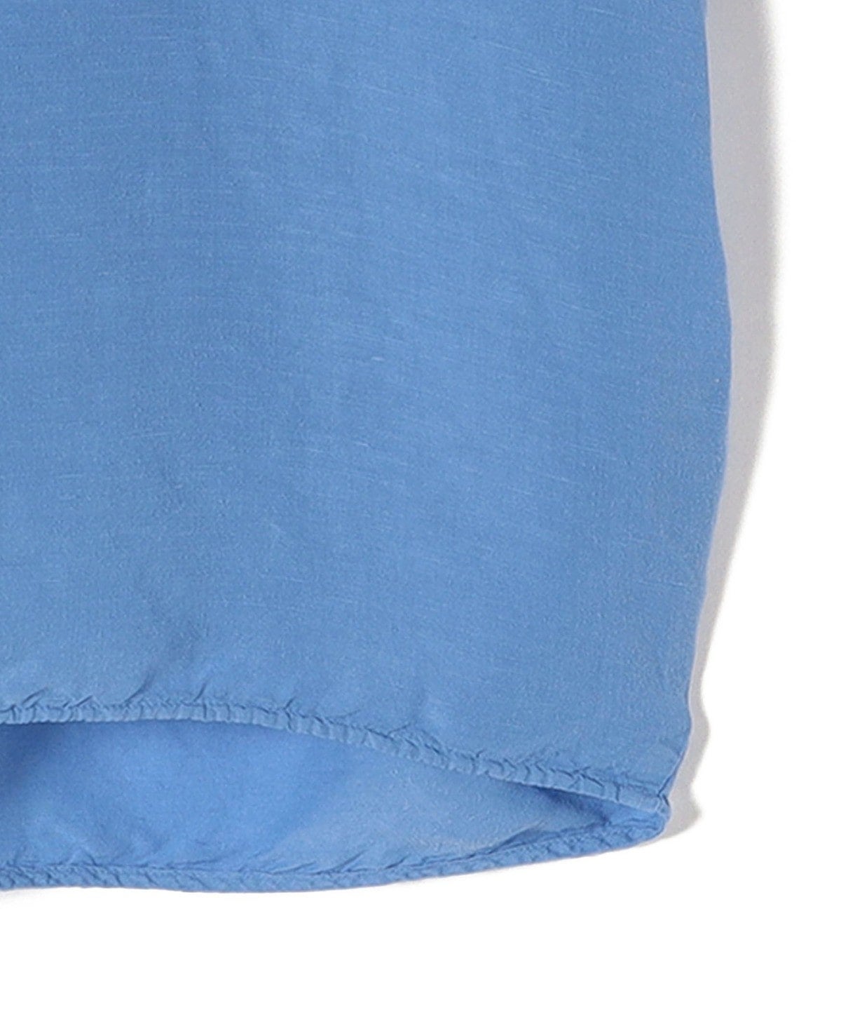 〈手洗い可能〉製品染め キーネック コクーン ブラウス