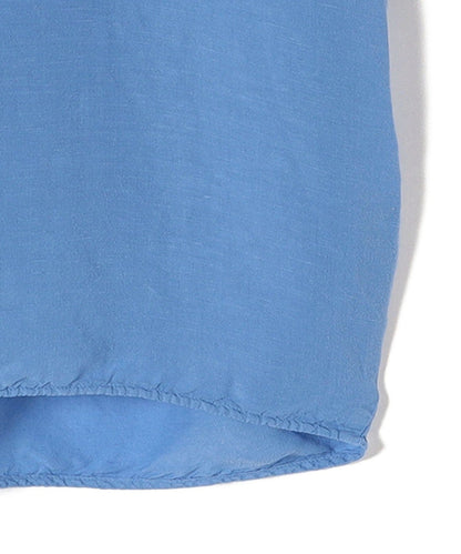 〈手洗い可能〉製品染め キーネック コクーン ブラウス