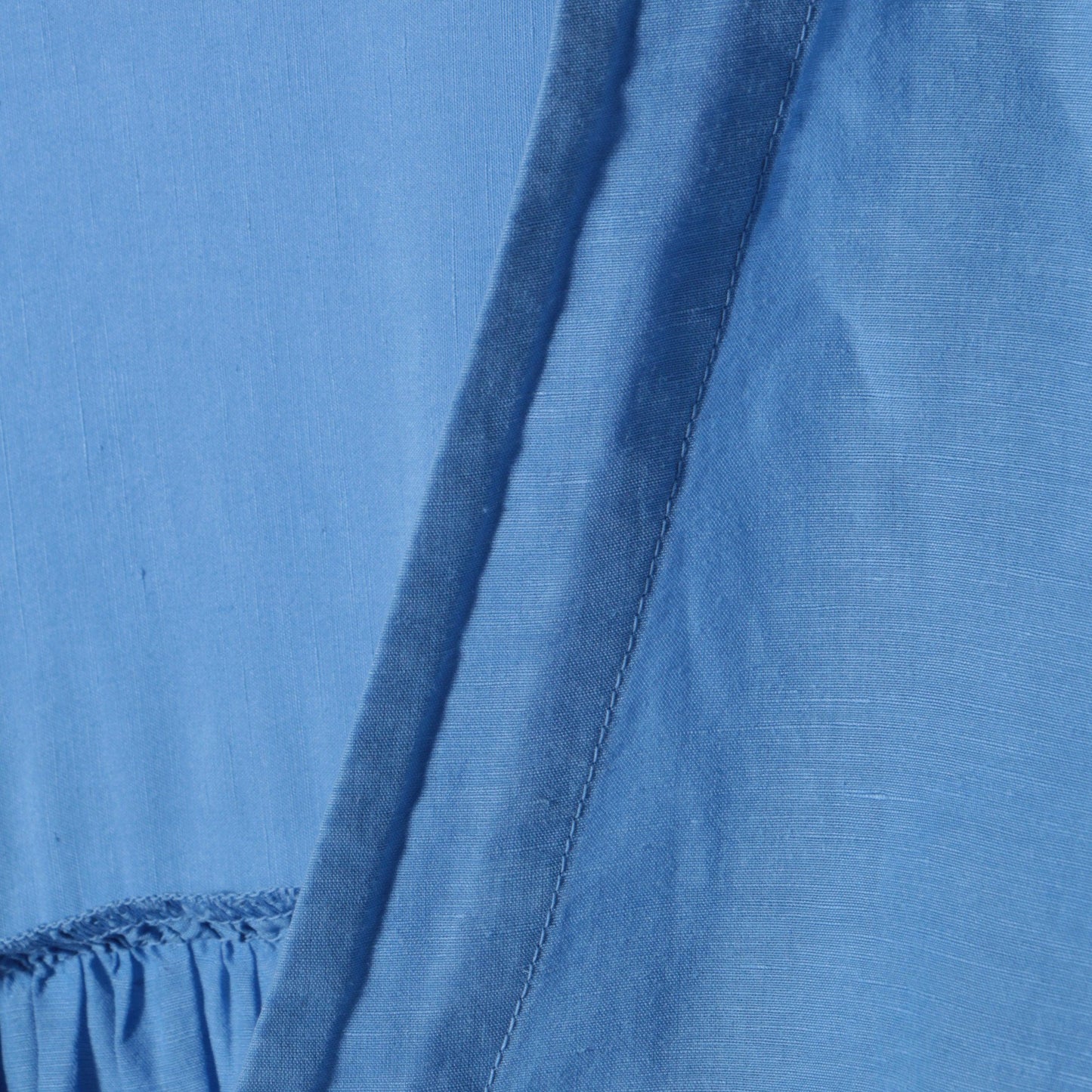 〈手洗い可能〉製品染め キーネック コクーン ブラウス