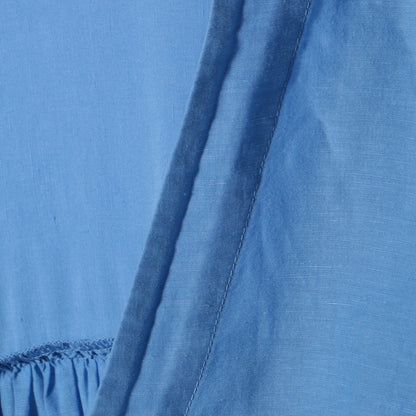 〈手洗い可能〉製品染め キーネック コクーン ブラウス