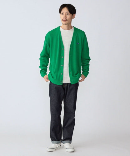 【SHIPS別注】LACOSTE: コットン カーディガン