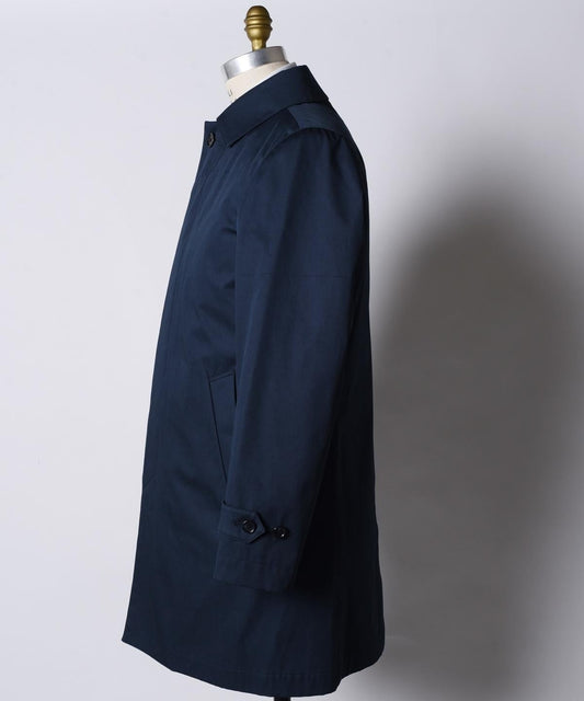 SD: LORO PIANA 【STORMSYSTEM】 コットン ステンカラーコート（ネイビー）