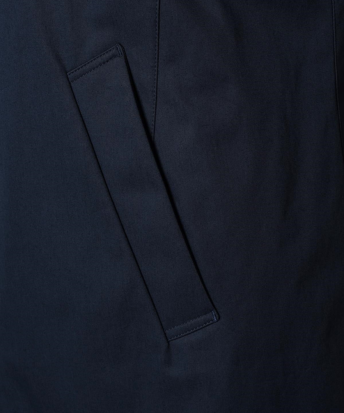 SD: LORO PIANA 【STORMSYSTEM】 コットン ステンカラーコート（ネイビー）