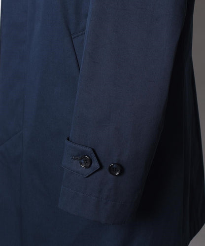 SD: LORO PIANA 【STORMSYSTEM】 コットン ステンカラーコート（ネイビー）
