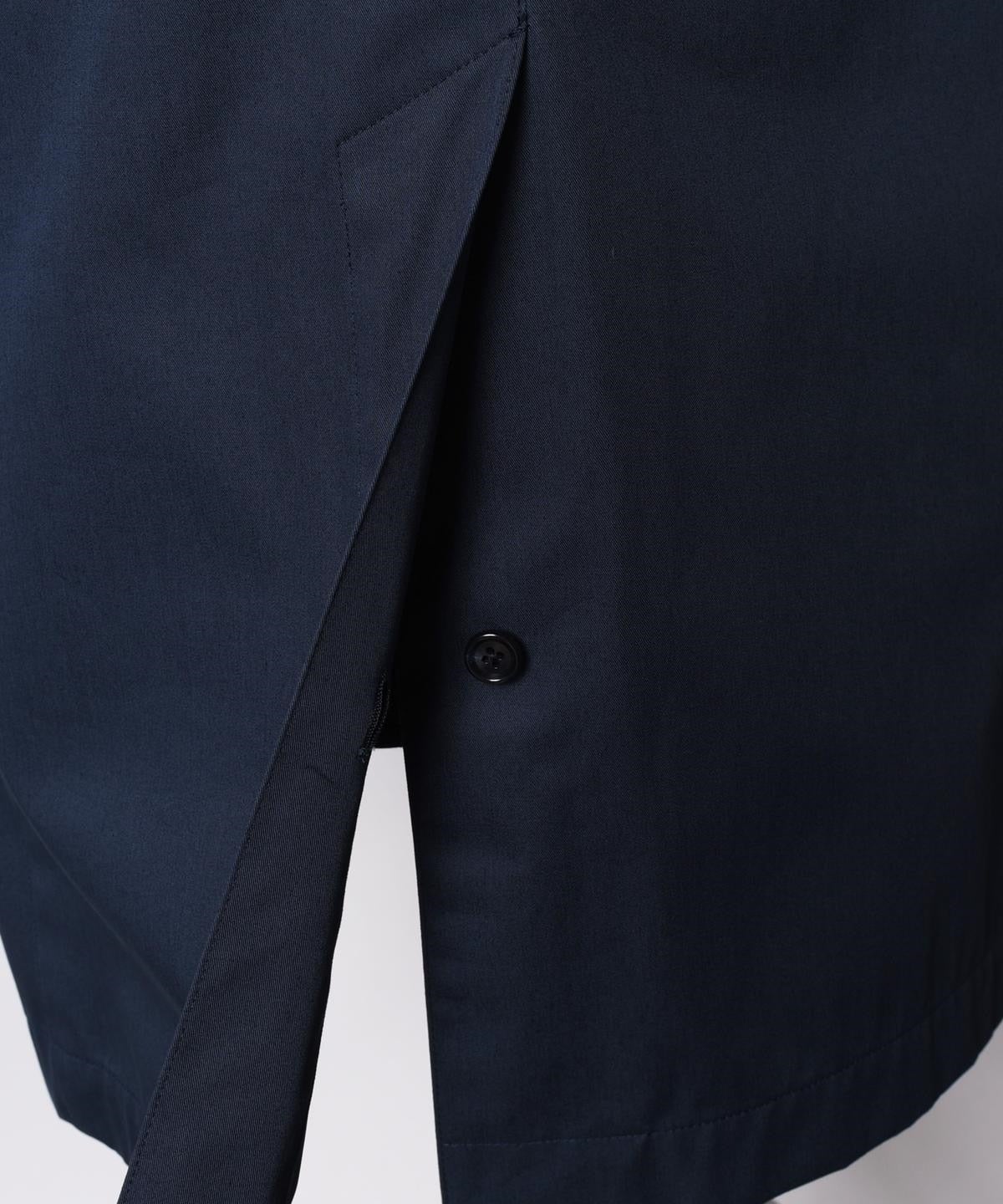 SD: LORO PIANA 【STORMSYSTEM】 コットン ステンカラーコート（ネイビー）
