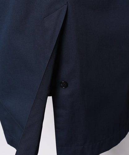 SD: LORO PIANA 【STORMSYSTEM】 コットン ステンカラーコート（ネイビー）