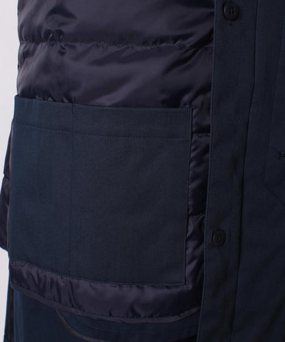 SD: LORO PIANA 【STORMSYSTEM】 コットン ステンカラーコート（ネイビー）