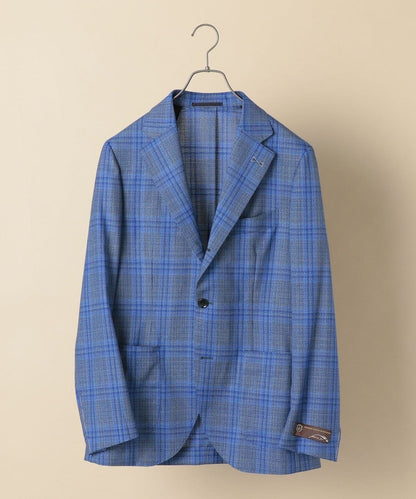 SHIPS: タリア ディ デルフィノ ブルー ウィンドウペンチェック ジャケット