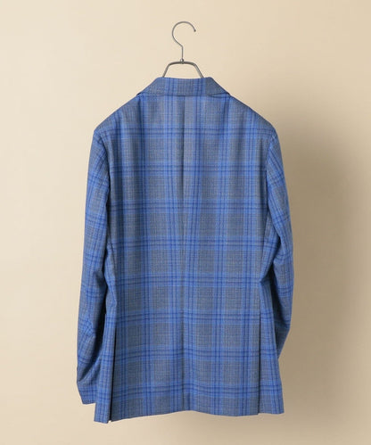 SHIPS: タリア ディ デルフィノ ブルー ウィンドウペンチェック ジャケット