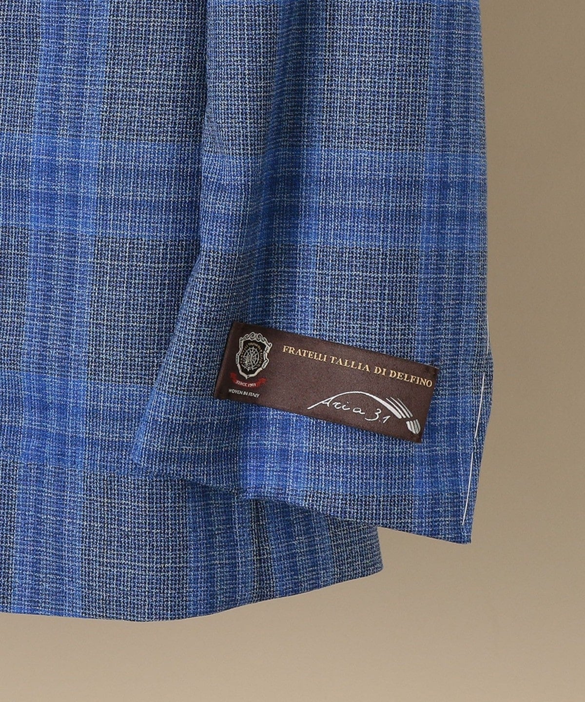 SHIPS: タリア ディ デルフィノ ブルー ウィンドウペンチェック ジャケット