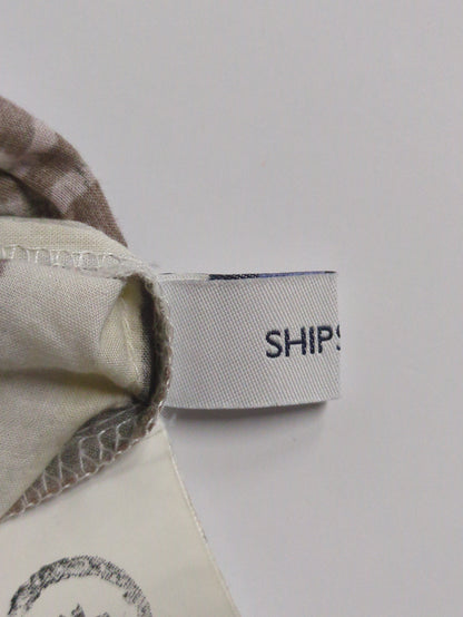 SHIPS any:〈ウォッシャブル〉ジオメトリック ストライプ シャツ ブラウス